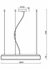 OSMONT DEL44277 DELIA L4 závěsné plastové svítidlo bílá IP40 4x25W E27