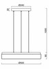 OSMONT DEL68530 DELIA LE3 závěsné plastové svítidlo bílá IP40 4000 K 46W LED