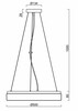 OSMONT DEL68938 DELIA L3 závěsné plastové svítidlo bílá IP40 4000 K 48W LED