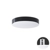 OSMONT DEL69822 DELIA CV1 stropní/nástěnné plastové polovestavné svítidlo bílá / bílo - černá IP44 4000 K 14W LED DALI