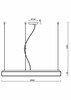 OSMONT DEL69929 DELIA LC5 závěsné plastové svítidlo bílá IP40 4000 K 150W LED