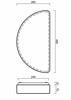 OSMONT ELI56897 ELISA nástěnné plastové svítidlo bílá IP44 4000 K 26W LED HF