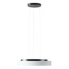 OSMONT ELS72496 ELSA LE16 závěsné skleněné svítidlo černá / bílá IP40 3000 K 35W LED