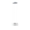 OSMONT ERI67381 ERIS LE2 závěsné skleněné svítidlo stříbrná / bílá IP40 3000 K 18W LED