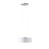 OSMONT ERI67390 ERIS LE3 závěsné skleněné svítidlo stříbrná / bílá IP40 3000 K 34W LED