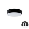 OSMONT ERI67644 ERIS CV3 stropní/nástěnné skleněné polovestavné svítidlo bílá / bílo - černá IP44 4000 K 24W LED