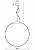 OSMONT ISI60106 ISIS L5 PM závěsné plastové svítidlo nerez / bílá IP40 3000 K 48W LED