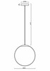 OSMONT ISI62482 ISIS P4 HP závěsné plastové svítidlo nerez leštěná / bílá IP40 3000 K 59W LED