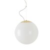 OSMONT ISI63008 ISIS L3 HP závěsné plastové svítidlo mosaz leštěná / bílá IP40 3000 K 52W LED