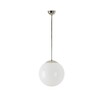 OSMONT ISI63384 ISIS P2 PM závěsné plastové svítidlo nerez leštěná / bílá IP40 3000 K 20W LED