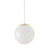 OSMONT ISI63544 ISIS S3 HP závěsné plastové svítidlo mosaz leštěná / bílá IP40 4000 K 52W LED