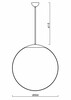 OSMONT ISI70564 ISIS P4 PM-M závěsné plastové svítidlo nerez broušená / bílá IP40 4000 K 41W LED