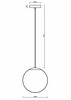 OSMONT ISI70843 ISIS S3 PM-M HP závěsné plastové svítidlo nerez broušená / bílá IP40 4000 K 52W LED