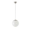 OSMONT ISI72398 ISIS S1 PM závěsné plastové svítidlo kartáčovaná nerez / bílá IP40 3000 K 8W LED