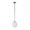OSMONT ISI72853 ISIS P1 PM závěsné plastové svítidlo nerez / bílá IP40 4000 K 8W LED