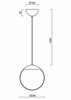 OSMONT ISI72892 ISIS S1 PM závěsné plastové svítidlo černá / bílá IP40 4000 K 8W LED