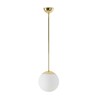 OSMONT ISI72923 ISIS P1 PM-M závěsné plastové svítidlo mosaz / bílá IP40 4000 K 8W LED