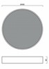 OSMONT KRU60124 KRUGER 3 FC stropní/nástěnné plastové svítidlo bílá / černá IP40 3000 K 48W LED