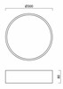 OSMONT KRU60507 KRUGER 1 FO stropní/nástěnné plastové svítidlo bílá IP40 4000 K 18W LED HF