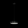 OSMONT KRU60698 KRUGER P2 FOP závěsné plastové svítidlo černá IP40 4000 K 24W LED nouzové kombinované 3 h
