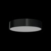 OSMONT KRU60760 KRUGER 2 FOP stropní/nástěnné plastové svítidlo černá IP40 4000 K 24W LED nouzové kombinované 3 h