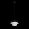 OSMONT LUK60026 LUKIDA ST2 závěsné skleněné svítidlo černá / bílá IP40 3000 K 20W LED