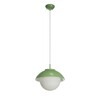 OSMONT LUK60032 LUKIDA ST2 závěsné skleněné svítidlo zelená / bílá IP40 3000 K 20W LED