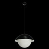 OSMONT LUK60038 LUKIDA ST3 závěsné skleněné svítidlo černá / bílá IP40 3000 K 27W LED