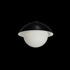 OSMONT LUK60502 LUKIDA 2 stropní/nástěnné skleněné svítidlo černá / bílá IP65 4000 K 20W LED