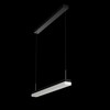 OSMONT MAT60554 MATAR LE1 závěsné plastové svítidlo černá / bílá IP40 4000 K 13W LED