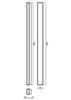 OSMONT MAT71040 MATAR 2 stropní/nástěnné plastové svítidlo IP44 3000 K 20W LED