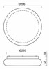 OSMONT SAD61004 SADIRA 2 stropní/nástěnné plastové svítidlo bílá IP65 3000/4000 K 9W LED DALI