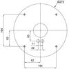 OSMONT SAT59741 SATURN 1 stropní/nástěnné skleněné svítidlo bílá IP20 4000 K 16W LED