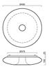 OSMONT SAT59742 SATURN 2 stropní/nástěnné skleněné svítidlo bílá IP20 4000 K 31W LED