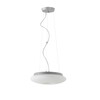 OSMONT SAT60950 SATURN L1 závěsné skleněné svítidlo stříbrná / bílá IP20 4000 K 16W LED