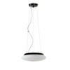 OSMONT SAT60951 SATURN L1 závěsné skleněné svítidlo černá / bílá IP20 4000 K 16W LED