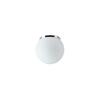 OSMONT STY61723 STYX 1 stropní/nástěnné skleněné svítidlo chrom / bílá IP65 4000 K 8W LED