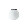OSMONT STY61726 STYX 2 stropní/nástěnné skleněné svítidlo černá / bílá IP65 4000 K 8W LED