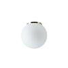 OSMONT STY61729 STYX 2 stropní/nástěnné skleněné svítidlo mosaz leštěná / bílá IP65 4000 K 8W LED