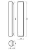 OSMONT SYL51420 SYLVIA 1 stropní/nástěnné skleněné svítidlo bílá IP44 3000 K 18W LED