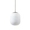 OSMONT TAN62281 TANIA P1 HP závěsné skleněné svítidlo nerez broušená / bílá IP40 3000 K 52W LED