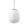 OSMONT TAN62314 TANIA P2 HP závěsné skleněné svítidlo mosaz leštěná / bílá IP40 3000 K 59W LED