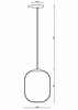 OSMONT TAN62392 TANIA S2 HP závěsné skleněné svítidlo černá / bílá IP40 3000 K 59W LED