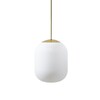 OSMONT TAN62761 TANIA P1 HP závěsné skleněné svítidlo mosaz leštěná / bílá IP40 4000 K 52W LED