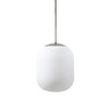 OSMONT TAN62770 TANIA P1 HP závěsné skleněné svítidlo nerez leštěná / bílá IP40 4000 K 52W LED