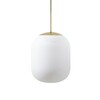 OSMONT TAN62810 TANIA P2 HP závěsné skleněné svítidlo mosaz leštěná / bílá IP40 4000 K 59W LED