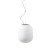 OSMONT TAN62852 TANIA L1 HP závěsné skleněné svítidlo nerez leštěná / bílá IP40 4000 K 52W LED