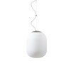 OSMONT TAN62856 TANIA L1 HP závěsné skleněné svítidlo nerez broušená / bílá IP40 4000 K 52W LED