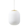 OSMONT TAN62894 TANIA S2 HP závěsné skleněné svítidlo mosaz leštěná / bílá IP40 4000 K 59W LED