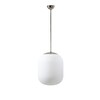 OSMONT TAN66424 TANIA P1 závěsné skleněné svítidlo nerez leštěná / bílá IP40 3000 K 27W LED